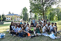 Staff and students of the three universities enjoy the beauty of nature in a picnic